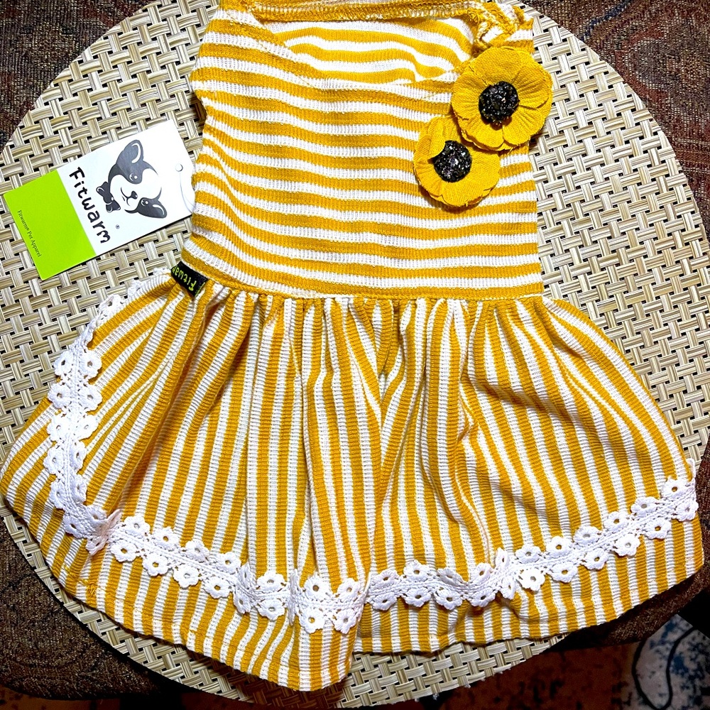 Striped Dog Dress S